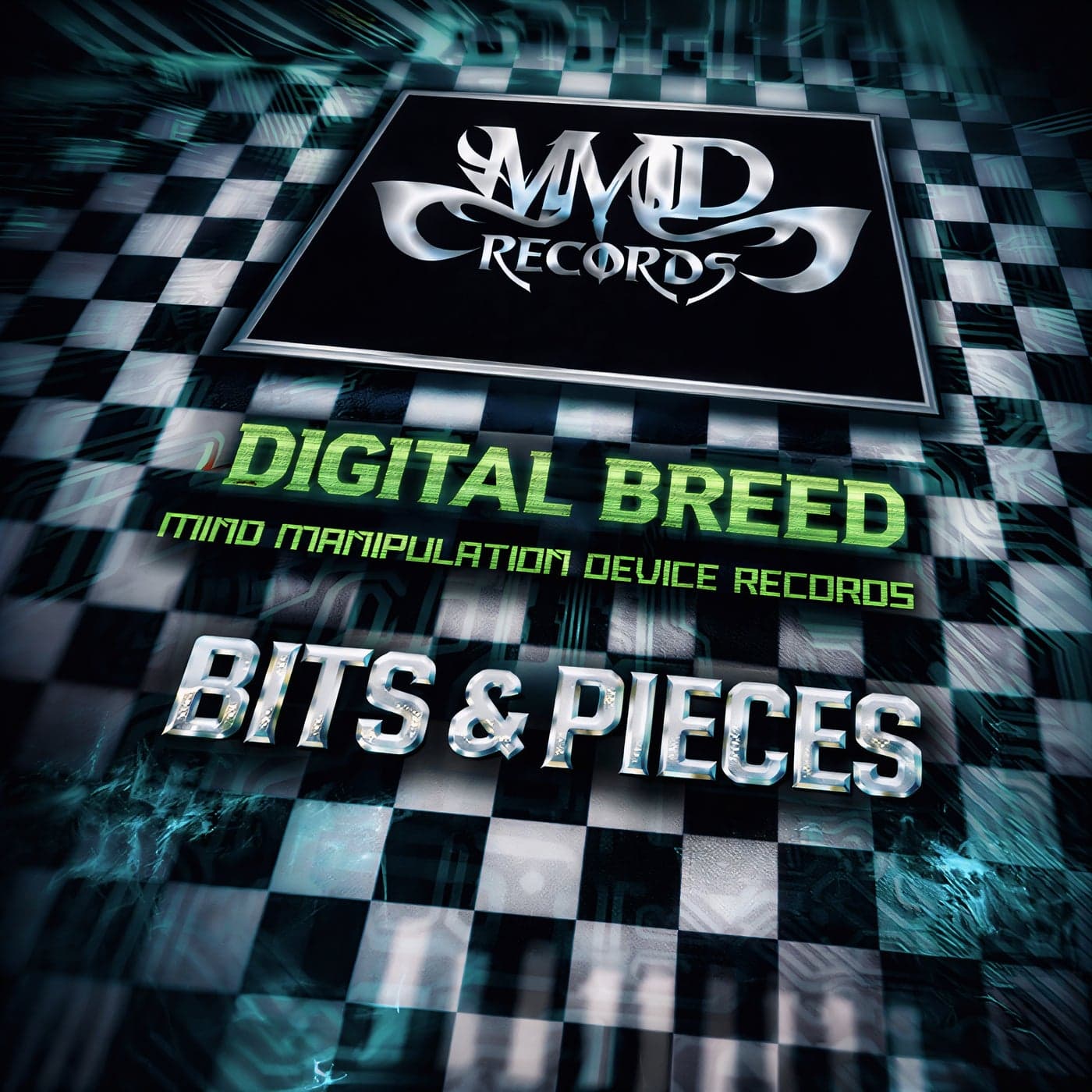 Digital Breed: Bits & Pieces VA compilation artwork on MMD Records